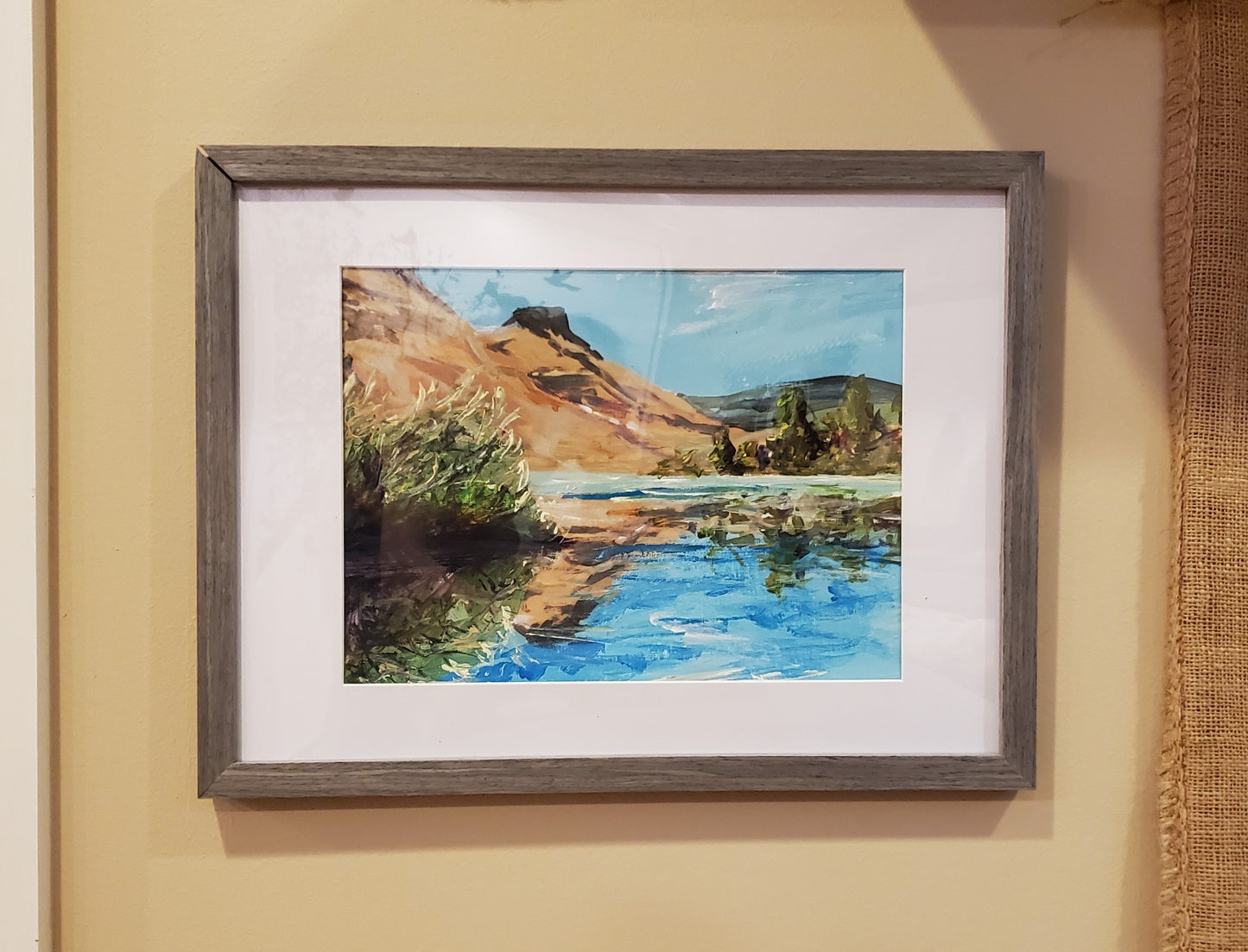 Trout Creek over the Deschutes River - FRAMED