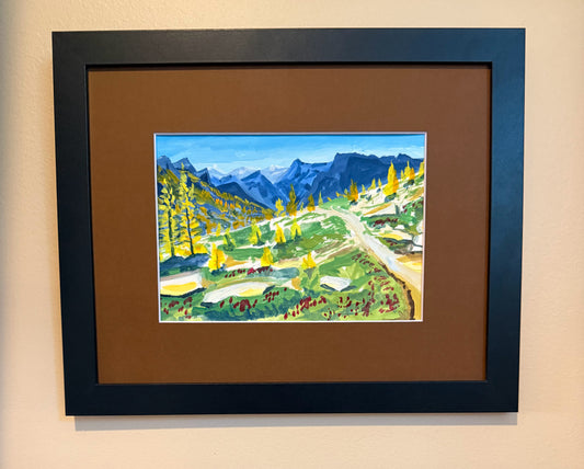 Lovely Larches - Matted and Framed
