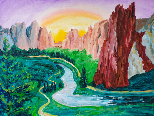 Smith Rock Painting Acylic