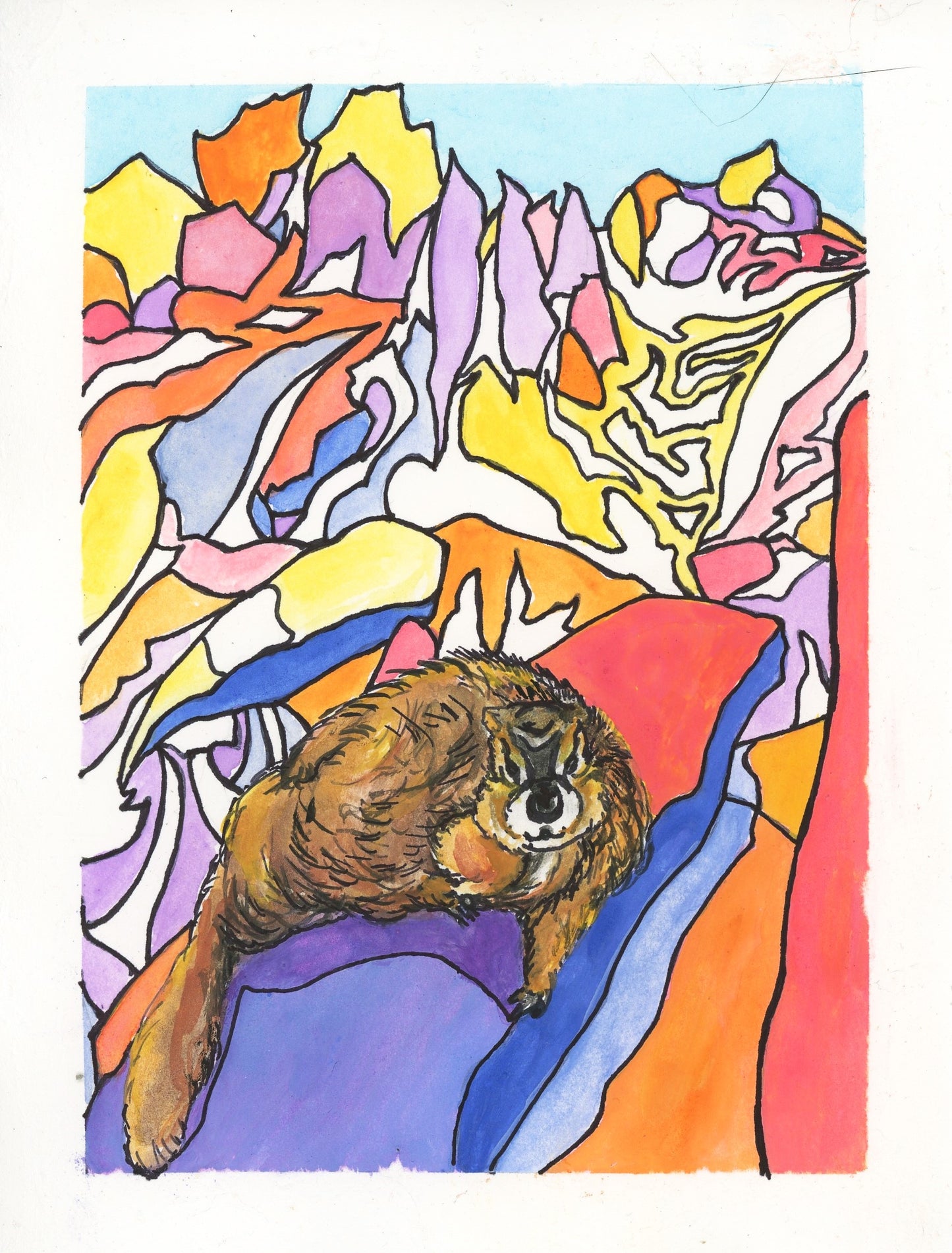 Marmot in the Tetons