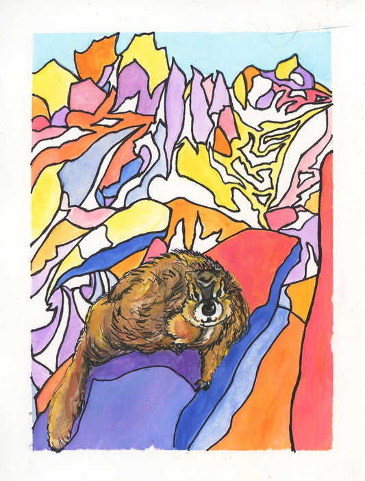 Marmot in the Tetons