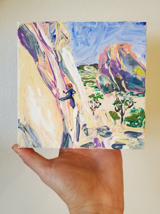 Joshua Tree Mini Painting Old Woman Wall West Face