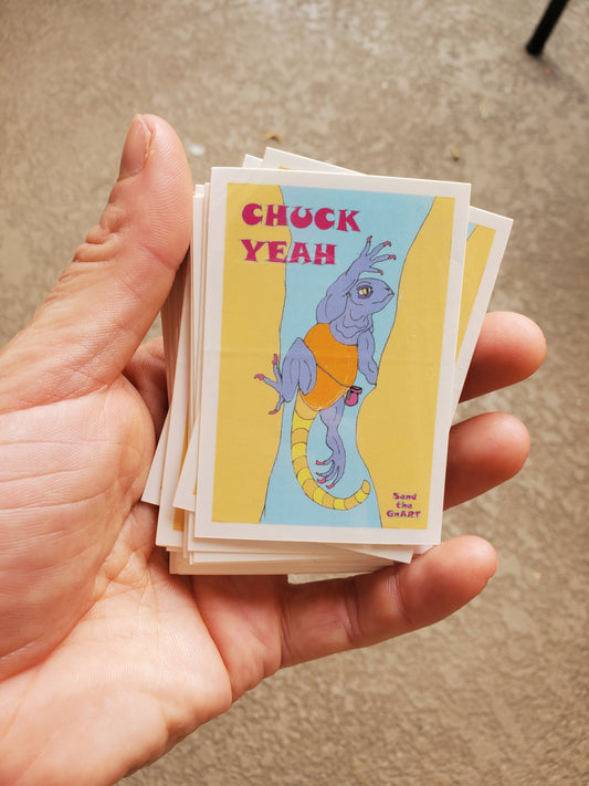 Chuck Yeah Sticker